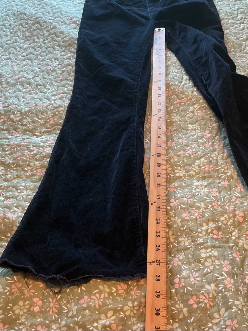 Free People JaydeCord Flare Black Pants 27 - Picture 9 of 11